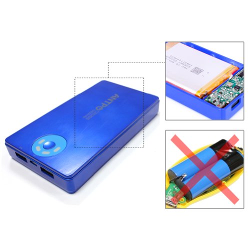 Battery1inc 15,600mAh Waterproof Power Bank External Backup Rechargeable Battery for iphone iOS Android series Windows phone Blackberry Smartphone and Mobile Devices playing Pokemon Go - Thumbnail 5