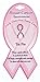 Breast Cancer Awareness Pink Crystal Ribbon Tac Pin