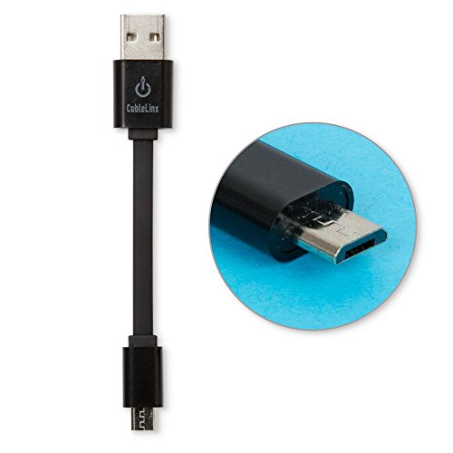CableLinx Micro to USB Charge Cable for Android, Samsung, Windows, MP3, Camera and More (Black)