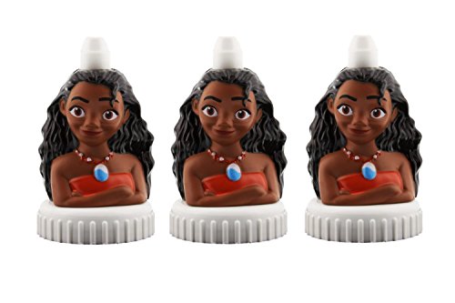 good2grow spill-proof bottle toppers 3-pack, Disney- Moana