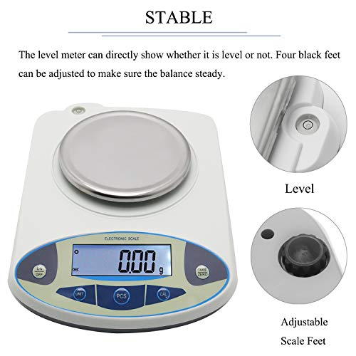CGOLDENWALL High Precision Lab Scale Digital Analytical Electronic
