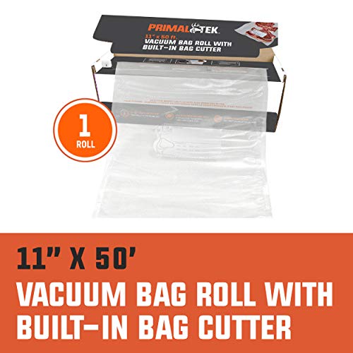 PrimalTek 11” x 50’ Vacuum Bag Roll with BuiltIn Bag Cutter User