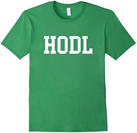Mens Hodl Bitcoin Holding Shirt Large Grass