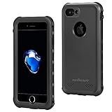 iPhone 7 Plus Waterproof Case, Merit Shield Series Shockproof Dirt-proof Protective cover, Snow-proof Underwater IP68 Waterproof Case for iPhone 7 Plus (Black)