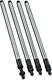 Kuryakyn577 Crusher Easy Install Adjustable Pushrods for 1999-2017 Harley-Davidson Twin Cam Motorcycles, Chrome