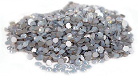 Jingle 1440pc/pack Crystal Non Hotfixed Flatback Rhinestones for Nails Nail Rhinestones Bag Shoe Nail Art Decoration DIY Beads Size ss6 1.9-2.0mm White Opal Color