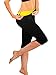 SEXYWG Women Sweat Capri Slimming Pants Hot Thermo Neoprene Sauna Leggings Shapewear, Black, Medium