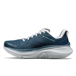 Saucony Men's Guide 17 Sneaker, Denim/Cloud, 9