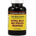 Y.S. Organic Triple Bee Complex -- 90 Capsules / Royal Jelly, Propolis, Bee Pollen/