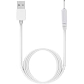 Chofit Intended for COSLUS FBS02/FBS01 Facial Cleansing Brush Charging Cable Protable Replacement USB Charger Cable Compatible with COSLUS IPX7 Charger (White,1PACK)