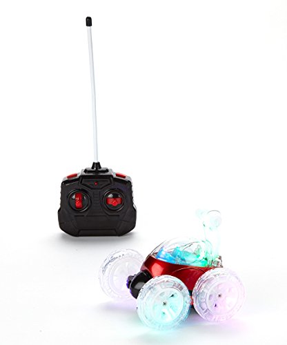 Mindscope Turbo Twisters RED 27 MHz Bright LED Light Up Stunt RC Remote Control Vehicle