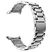 Fintie Watch Band Compatible with Gear S2, Stainless Steel Metal Replacement Strap Wrist Bands with Link Removal Tool Compatible with Samsung Gear S2 SM-R720 / SM-R730 Smart Watches - Silver