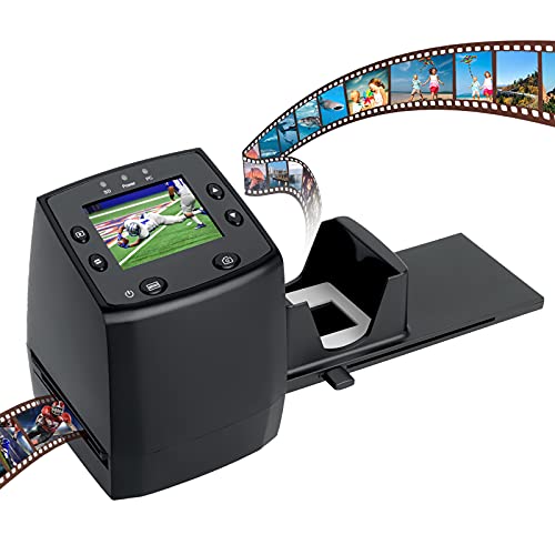 DIGITNOW! Film Scanner Slides and Photo Negatives with 2.4 Inch LCD Converts Negative 35 mm/135 to Digital JPEG 3600DPI High Resolution Converter,No PC and Software Required