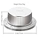 Mechanical Kitchen Timer Loud Alarm Sound with Magnet, 60 Minutes Countdown Timer, Home Cooking Baking Washing Manual Timer, Stainless Steel Body Mechanical Timer, Color - Silver (silver)