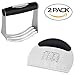 SASRL Pastry Cutter Stainless Steel - Professional Baking Dough Blender and Pastry Pizza Dough Cutter Scraper Multipurpose Bench Scraper