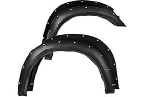 G-PLUS Fender Flares, Compatible With 2010-2017 Dodge Ram 2500 3500 Pickup,Textured Black Wheel Protector 4pcs