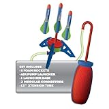 Pump Rocket Micro Slam Station Set - Complete Air-Powered Launch Site, with 3 Micro Foam Rockets