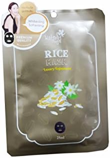 2 Mask Sheets of Water Angel Rice Mask, For dehydrated, dull and gloomy complexion. It makes your skin radiant, soft and supple. (25 ml/ sheet.)..