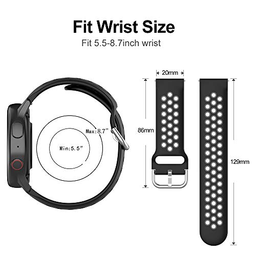 Fintie Band for Garmin Vivoactive 3 Music/Vivomove HR/Forerunner 245/645  Music Smartwatch, 20mm Quick Release Lightweight Breathable Nylon  Replacement Sport Wrist Strap, Midnight Blue فروشندگان و قیمت