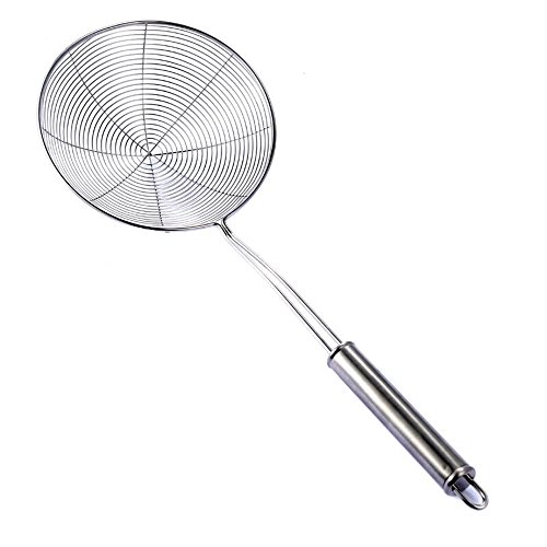 MyLifeUNIT 6-Inch Asian Spider Strainer, Stainless Steel 