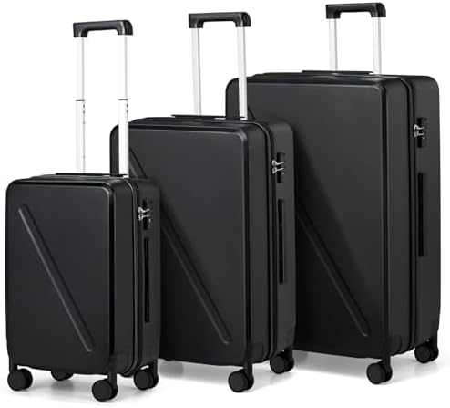 Amazon.com | Isaac Mizrahi Aero 3 Piece Hardside Luggage Set