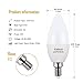 LED Candelabra Bulbs Kakanuo 6W Replace 60W E12 Base Chandelier Bulbs, Warm White 2700K B11 Led Candle Light Bulbs, Pack of 6