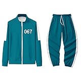 Squid Game Cosplay Costume 2021 Hot Movie Zipper