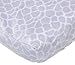 Just Born Animal Kingdom Changing Pad Cover Giraffe Print, Grey