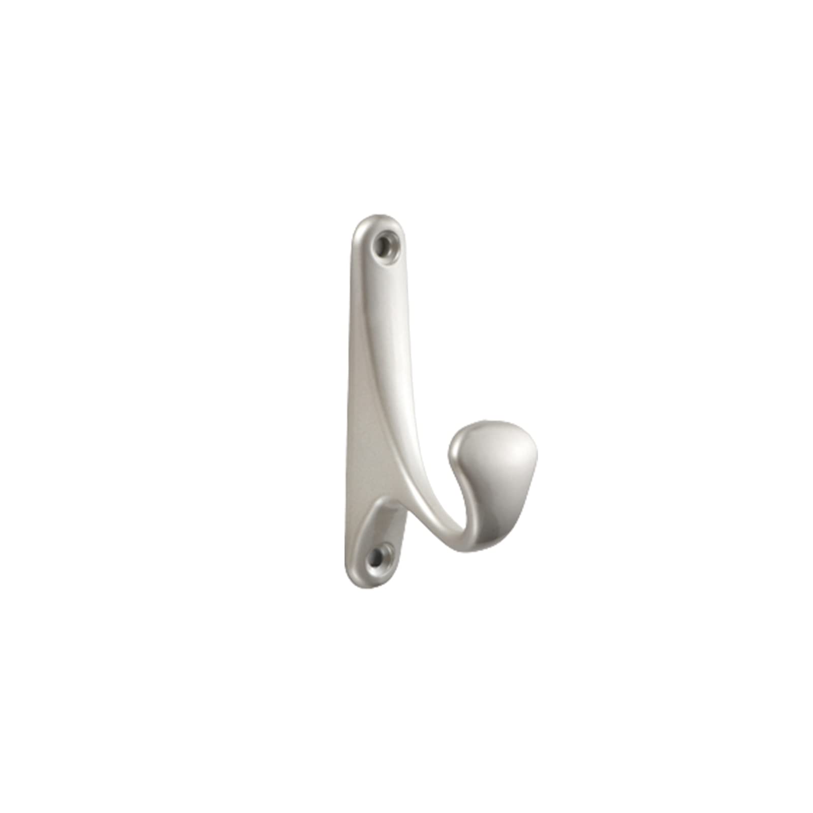 WLYCsheng Coat Hook Heavy Duty Single Prong Metal Hook with Screw Multipurpose Wall Hook for Hanging Robe Towel Coat Bag Hat