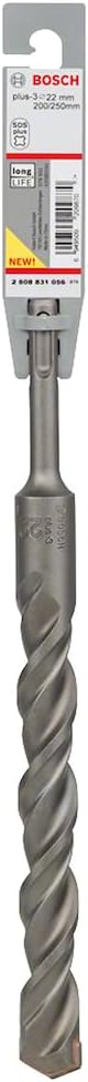 Bosch SDS Plus-3 Hammer Drill Bit 22 mm x 200 x 250 mm Grey
