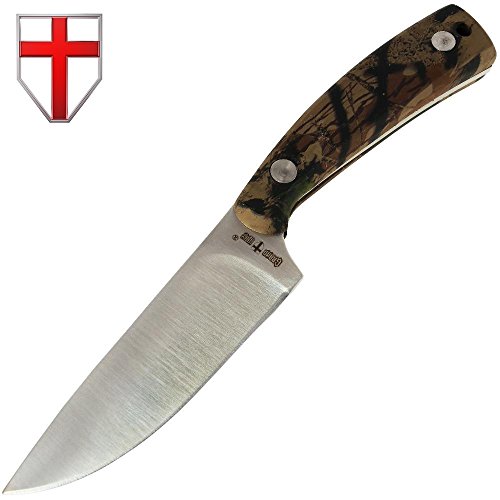 Fixed blade knife - hunting knife with plastic handle -…