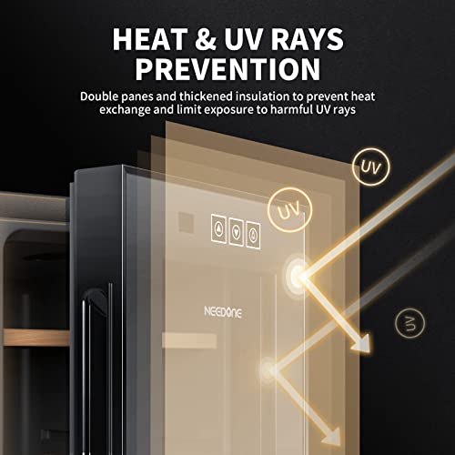 NEEDONE Humidor 16L with Cooling and Heating Temperature Control System