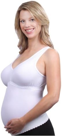 Bellybra Maternity Support Tank - White - L