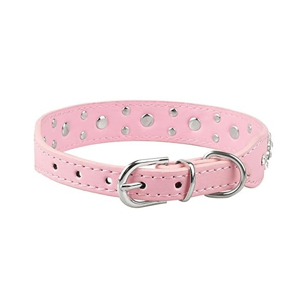 Cute Rhinestone Flower Studded Collar - Image 3