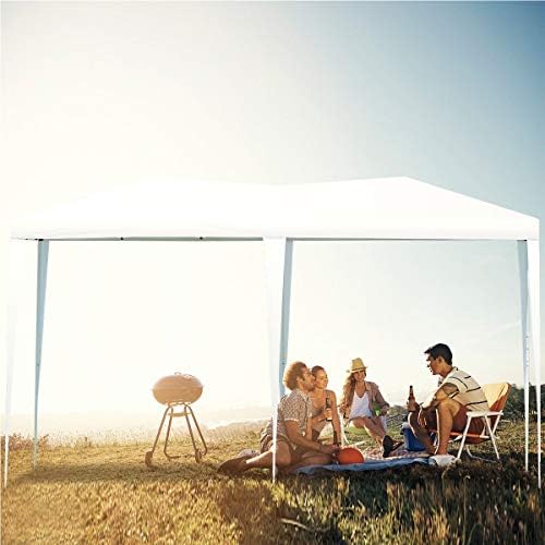 Karlory 10โX20โ EZ POP UP Canopy Tent with Carry Bag-White