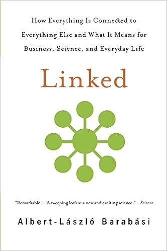 Linked How Everything Is Connected To Everything Else And What It Means For Business Science And Everyday Life Barabasi Albert Laszlo 9780465085736 Amazon Com Books