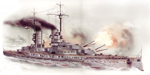 ICM Models Markgraf WWI German Battleship Building Kit