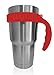 Beast Handle for 20oz 30oz Stainless Steel Tumbler Rambler Cup - Red | Green Steel