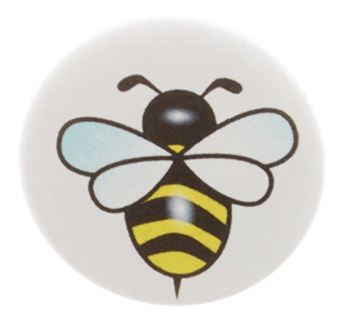 Classic Black Yellow Bumblebee 2.25" Keychain Bee