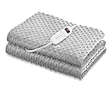 Electric Heated Blanket Throw Twin Size 50" x