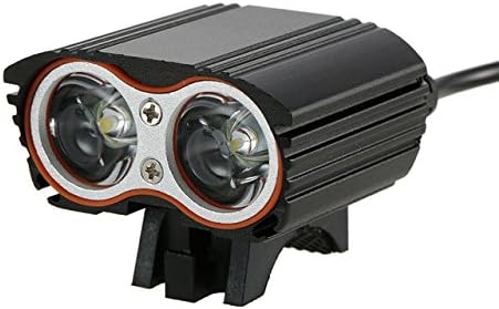 USB Cycling Bicycle Bike 2000 Lumens LED Head Front Double Light Flashlight Safety Bicycle Accessories