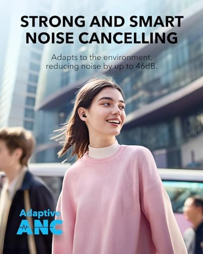 by Anker A30i, Kabellose Kopfhörer, Smartes Noise Cancelling