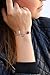 CHOA 3D Rose Bracelet,Charm Gold Silver Personalized Rose Pendant Bracelet for Women Girls (red Rose Rose Gold)