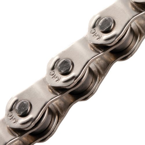KMC HL710 BMX Bicycle Chain (1-Speed, 1/2 x 1/8-Inch, 98L, Silver) - Thumbnail 2
