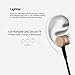 amasing Wired Headphone Metal Earbuds Noise Cancelling Stereo Heave Bass Earphones with Micphone Mic with Volume Control，in Ear Headphones Magnetic Design for iPhone 5 6 Gold Samsung M10 Black 2