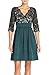 Berydress Women's 3/4 Sleeve 1950s Vintage Lace A-line Cocktail Dress