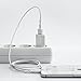 Cord Saver for Apple Lightning Cables – 6 Pairs of White Cable Protectors for Chargers - iPhone, iPad, and iPod USB Cords Sleeves