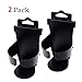 Mini-Factory Car Cup Holder Water Bottle Can Drink Mount Rack for Car Air Vents - 2Pcs - Black