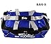 Fairtex Gym Bag Gear Equipment Color Blue or Gray or Yellow for Muay Thai, Boxing, Kickboxing, MMA (Blue)