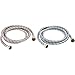 Washing Machine Hoses (10FT) - OCT Connect for Easy & Secure Tightening - Universal Fit to All Wash Machines - (2 Pack) Stainless Steel - Burst Proof Washer Water Supply Line